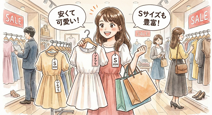 【小さいサイズ】プチプラ服のおすすめ通販＆ブランド｜安くて可愛いSサイズ攻略